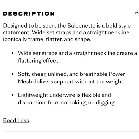 CUUP Balconette Bra — Slate Gray Mesh — 32F (3D) — NWOT - Picture 9 of 12